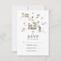 Casamento de Destino de Cuba Watercolor