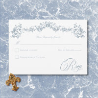 Casamento de Elegante Dusty Blue Chinoiserie Cheru