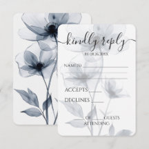 Casamento de Flores Translúcidas Azuis Personaliza