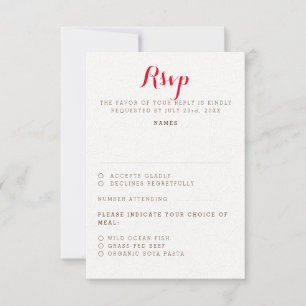 Cartão RSVP Casamento de Folhagem de Flor Selvagem Roxo Orange