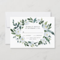 Casamento de Jardim Russo Floral Azul Elegante
