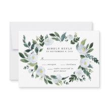 Casamento de Jardim Russo Floral Azul Elegante