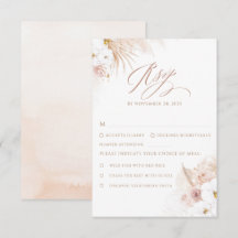 Casamento de Orquídeas Brancas Boho Grama Pampas