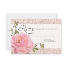 Casamento de Pequim Rosa-Rosa, Moderno Floral Eleg