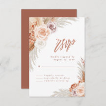Casamento de Rosa Muted Pampas Terracotta Boho
