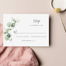 Casamento de Script Floral Eucalyptus Deixa
