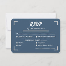 Casamento de Script Manuscrito Azul Simples