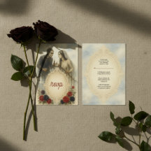 Casamento de Zumbi de Casal Gótico no Halloween