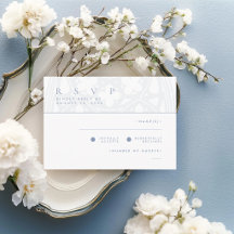 Casamento Elegante Clássico em Azul Poeirento com