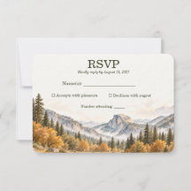 Casamento em Aquarela de Outono no Yosemite Half D
