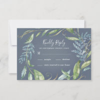 Casamento Eucalyptus Greenery Wreath Azul