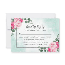 Casamento Floral de Cor Verde com Escolha de Refei