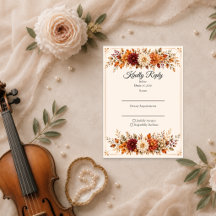 Casamento Floral de Outono Rústico