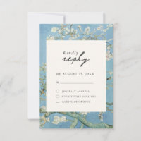 Casamento Floral de Vincent Van Gogh Almond Blosso