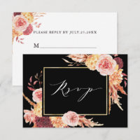 Casamento Floral do Black Boho Burgundy Terracotta