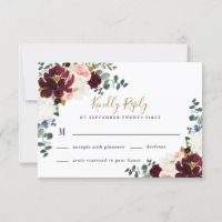 Casamento Floral Dourado e Rosa Vermelho Brilhante