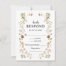 Casamento Floral em Aquarela Elegante