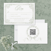 Casamento Floral em Verde Sage Clássico Elegante Q