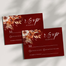 Casamento Floral Jardim Flor Burgundy Enferrujado 