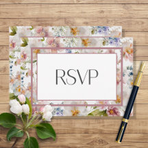 Casamento Floral Rustic Pastel April Watercolor