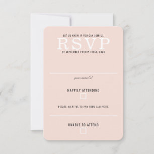 Cartão RSVP Casamento Forest Meadow