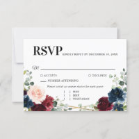 Casamento Geométrico Dourado Floral Blush Marinho