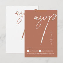 Casamento Minimalista com Tipografia Script Terrac