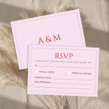 Casamento minimalista rosa moderno