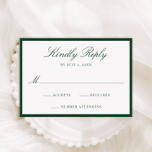Casamento Moderno com Moldura Verde