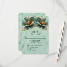 Casamento Moderno Minimalista Esmeralda e Ouro