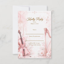 Casamento Musical Elegante Rosa