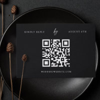 Casamento no Website do Black and White Modern Wed