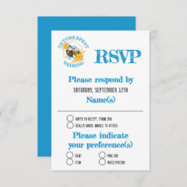 Cartão RSVP Casamento OKTOBERFEST