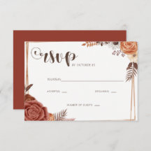 Casamento outono de Script Manuscrito Rustic Moder