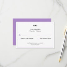 Casamento Personalizado Roxo Simples