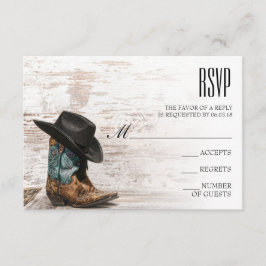 Cartão RSVP Casamento por País (Cartão RSVP)