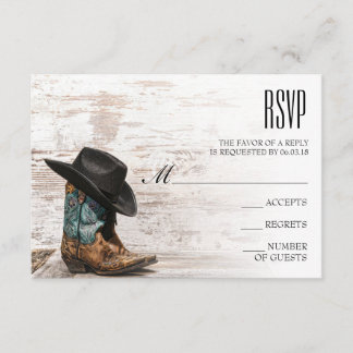 Cartão RSVP Casamento por País (Cartão RSVP)