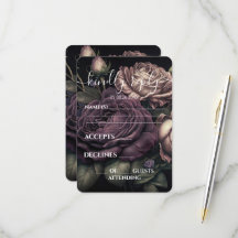 Casamento Rosa Rosa Púrpura Profunda Personalizada