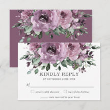 Casamento Rustic Chic Mauve Purple Floral Greenery