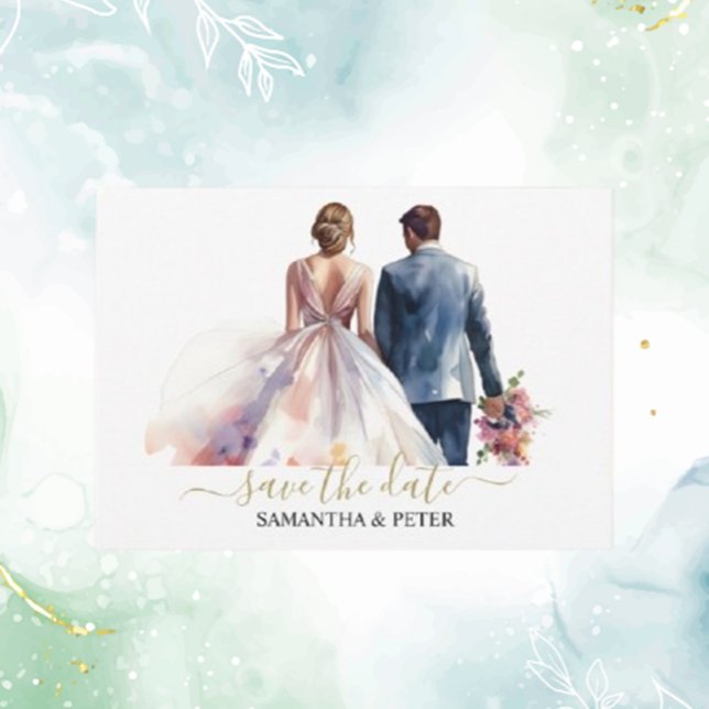 Cartão RSVP Casamento Rustic Classic Boho Floral (Set the tone for your big day with this rustic boho floral RSVP card.)