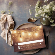 Casamento Rustic Country Wood String Luzes