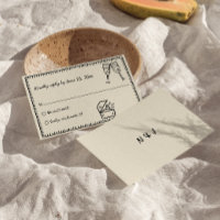 Casamento Simples de Quirky com Desenho Escrito à 