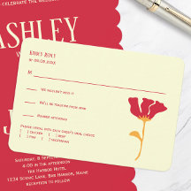 Casamento Vermelho e Laranja Moderno