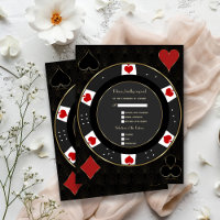 Casino Legant Vegas Poker Chip Wedding