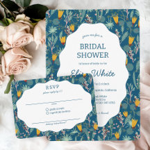 Chá de Bebê Floral Jardim de Água Fofo PERSONALIZA