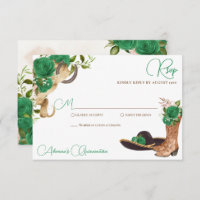 Charro Ocidental Rosa Russo Verde Quinceanera
