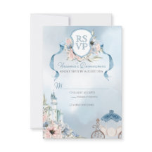 Cinderella Fairytale Elegante Quinceanera Azul