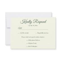 Citrus Yellow Green Elegant Wedding Meal Choice