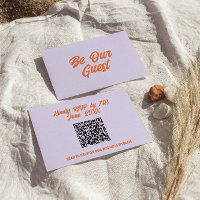 Código QR Casamento Moderno com Retro Brilhante Br
