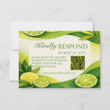 Código QR Casamento Verde Limão Cítrico